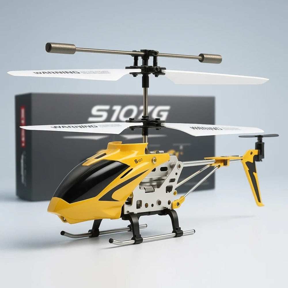 Niezniszczalny helikopter RC Hercules 3.5CH – mini helikopter RC z żyroskopem w kolorze karmazynowym