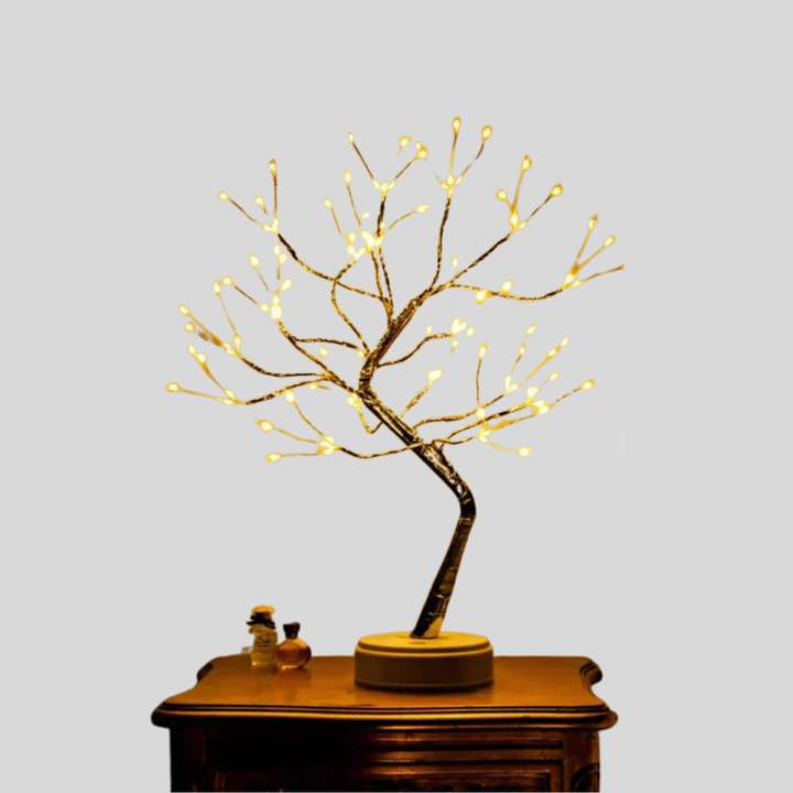 Lampa pokojowa w kształcie drzewa
