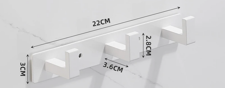 SteelLine wieszak ścienny ze stali nierdzewnej