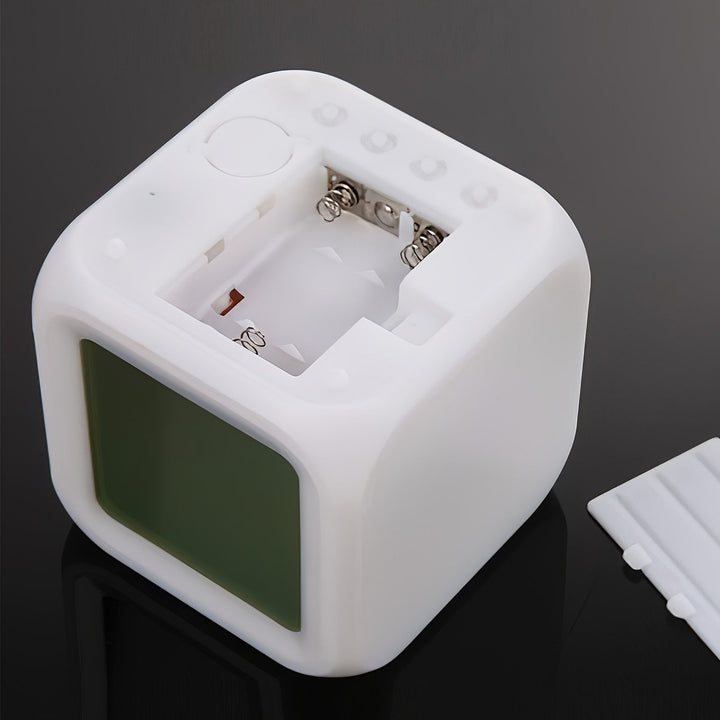 Cyfrowy zegar LED z wyświetlaczem temperatury – cichy i jasny do każdego pokoju