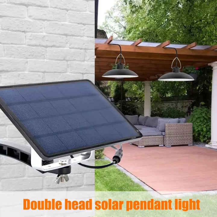 Zestaw bezprzewodowych solarnych lamp LED z pilotem – TwinRay