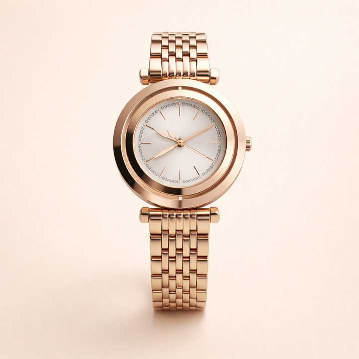 Elegancki srebrny zegarek