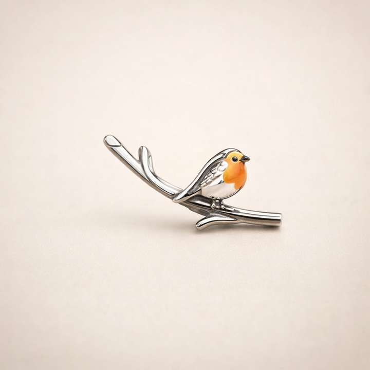 Srebrne kolczyki Vintage Birdie.