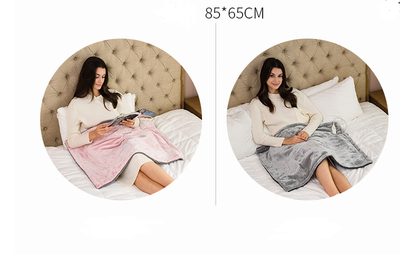 Elektryczny kocyk na kolana z bawełny, 25 W w rozmiarze 85x65 lub 105x85 cm