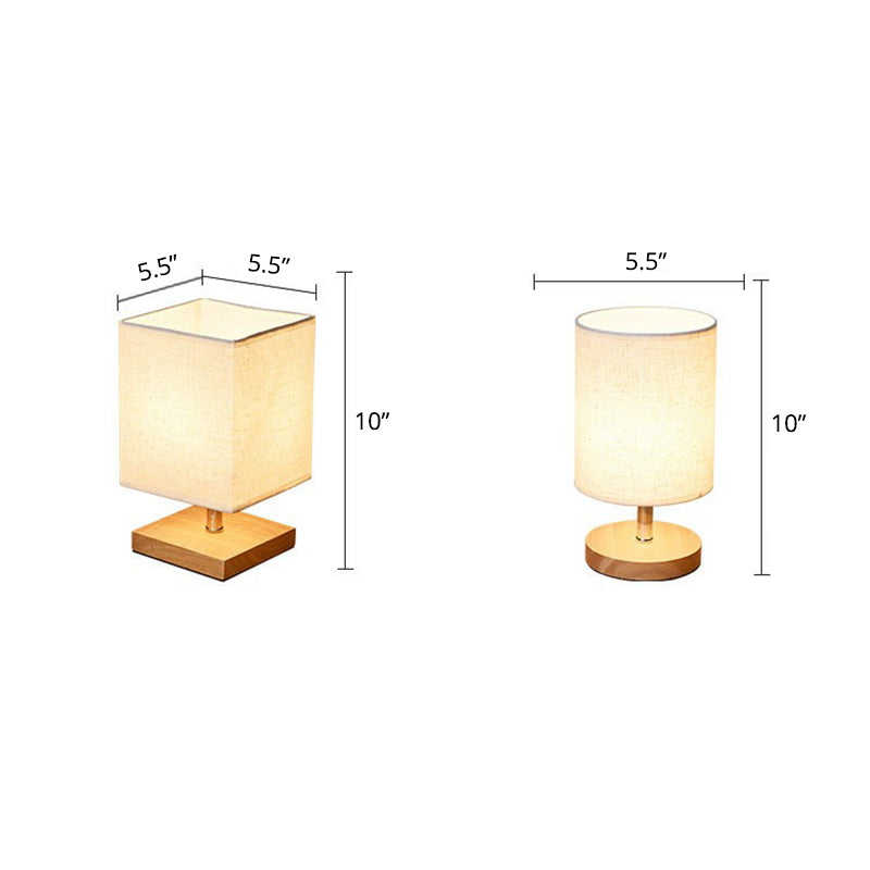 Stylowa minimalistyczna lampa stołowa – LinenWood