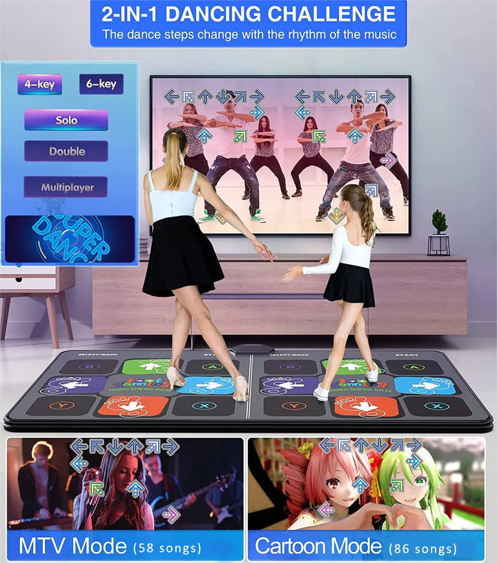 DanceMaster Interaktywna Mata Taneczna – Fitness i Zabawa dla Całej Rodziny