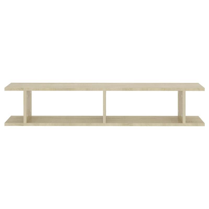 Półka ścienna pozioma z przegrodami z laminowanej płyty