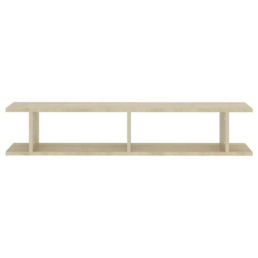 Półka ścienna pozioma z przegrodami z laminowanej płyty