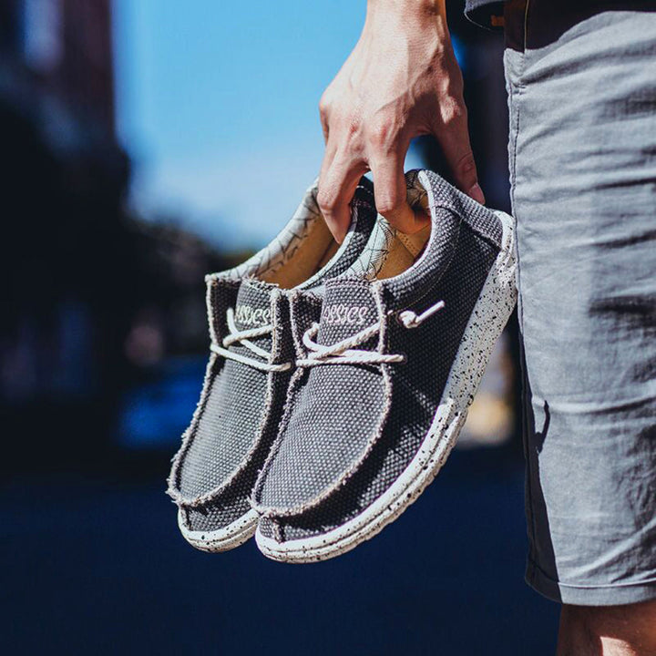 Męskie Lekkie Buty Komfortowe Slip On