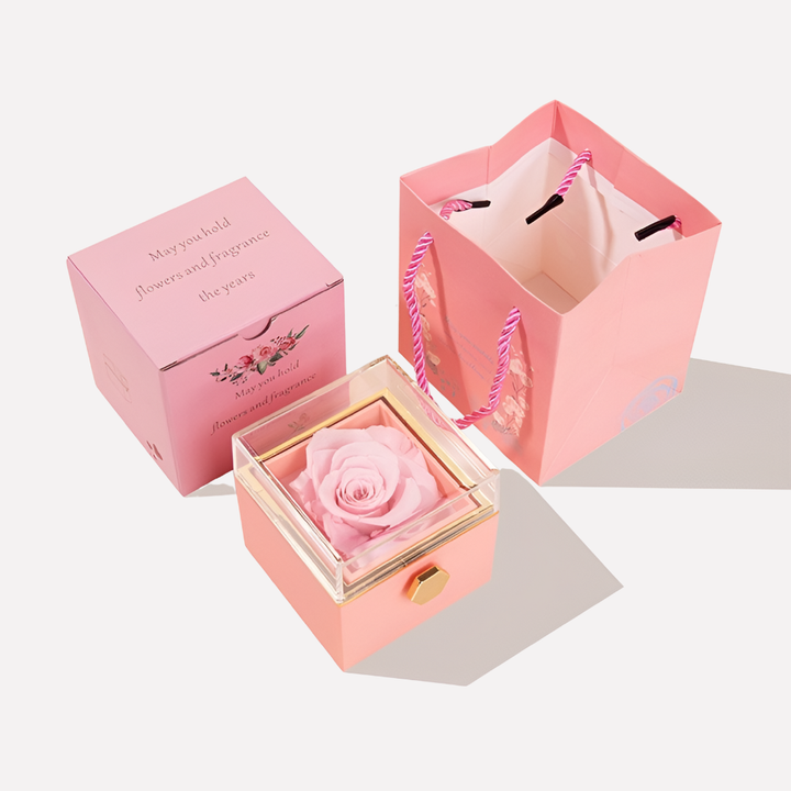 Wieczna Rosa z Personalizowanym Naszyjnikiem