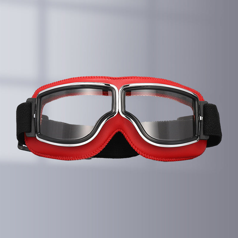 Okulary motocyklowe w stylu vintage