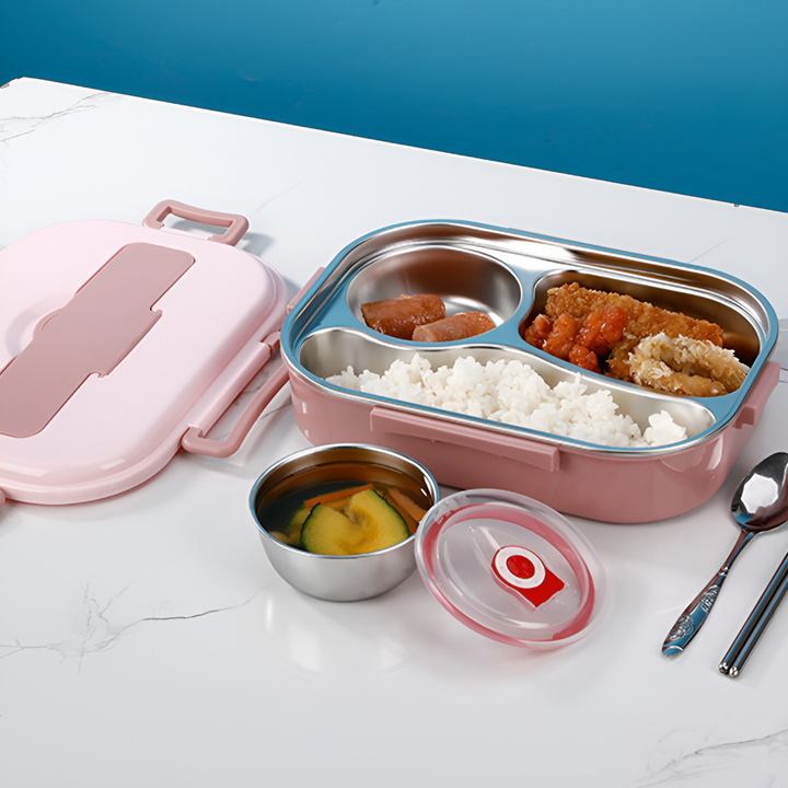 Termo lunch box wykonany ze stali nierdzewnej