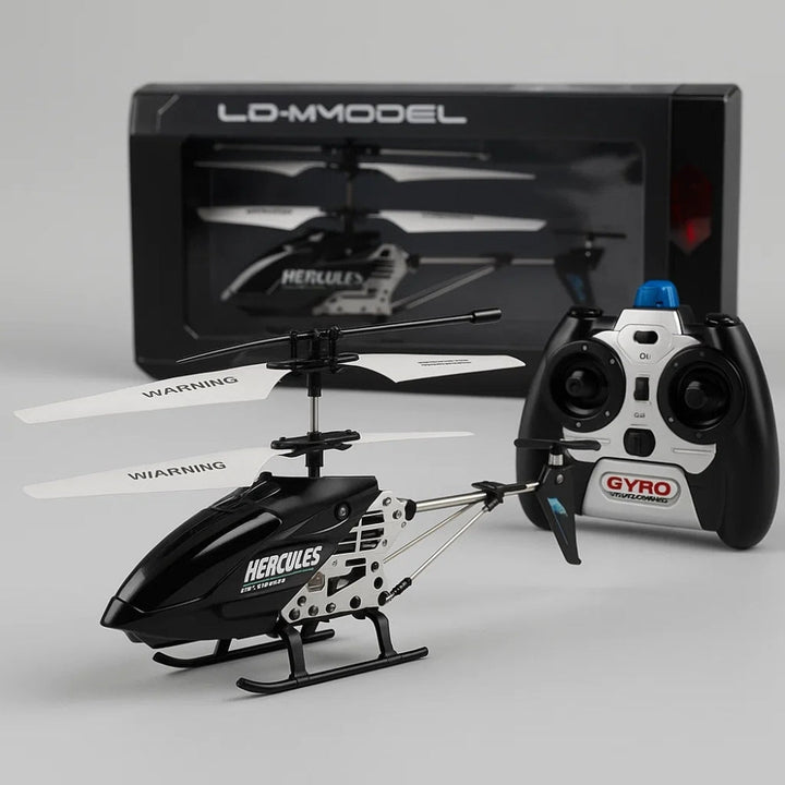Niezniszczalny helikopter RC Hercules 3.5CH – mini helikopter RC z żyroskopem w kolorze karmazynowym