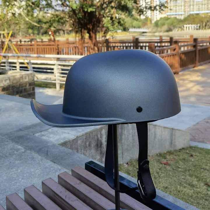 Kask motocyklowy w stylu czapki - homologacja DOT