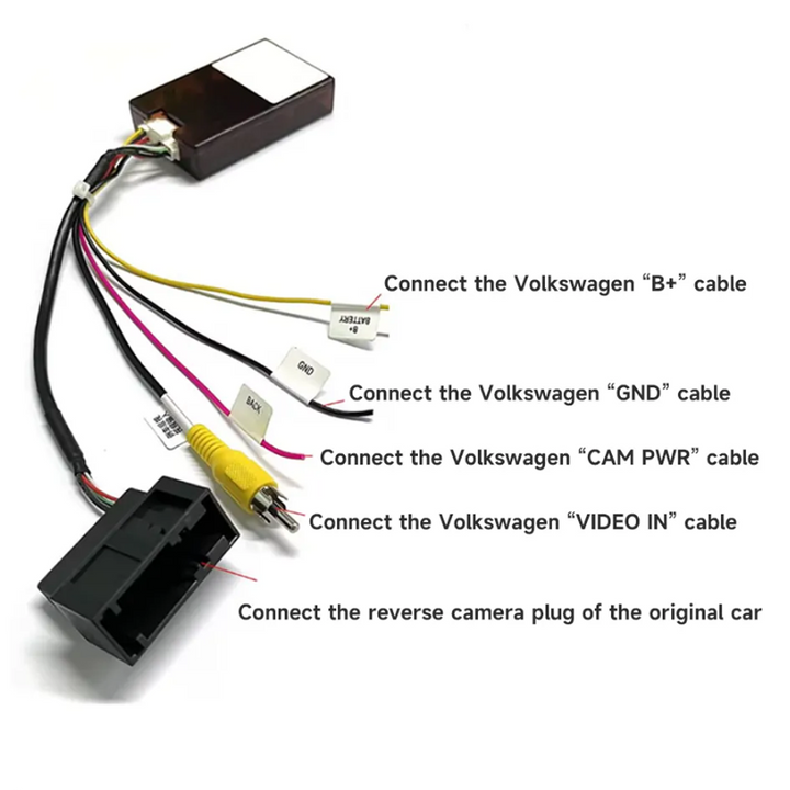 Kamera cofania RGB na AV CVBS RCA | Konwerter Adapter