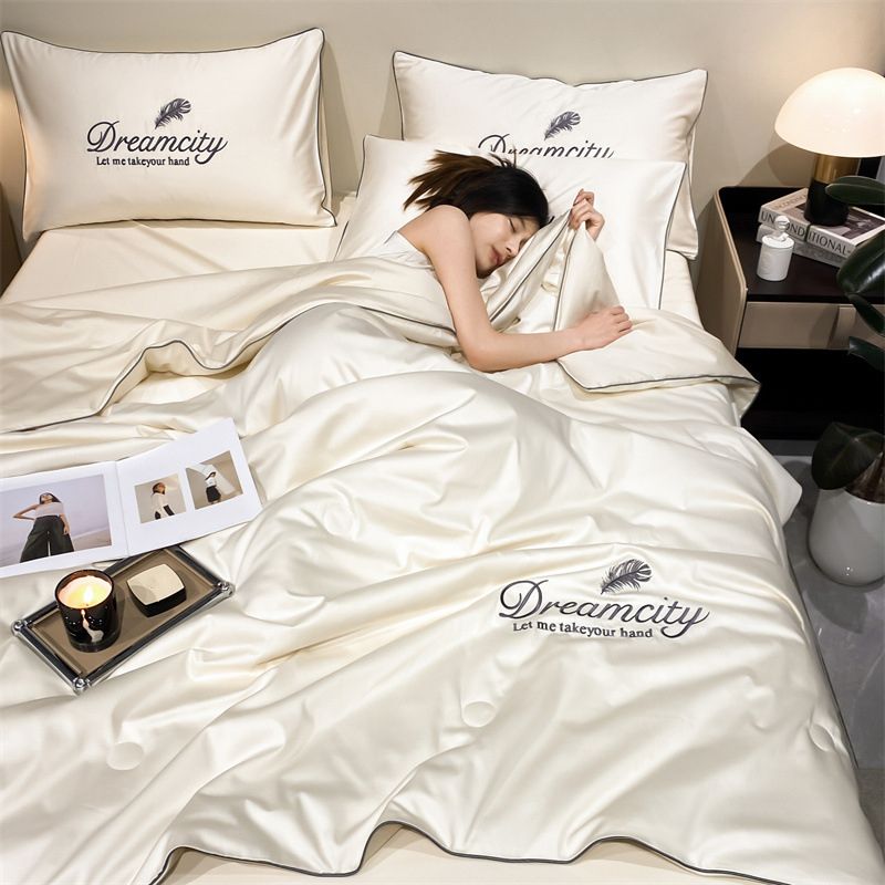FrostEase Premium Cooling Bedding | Lekkie, oddychające i nadające się do prania rozwiązanie na sen