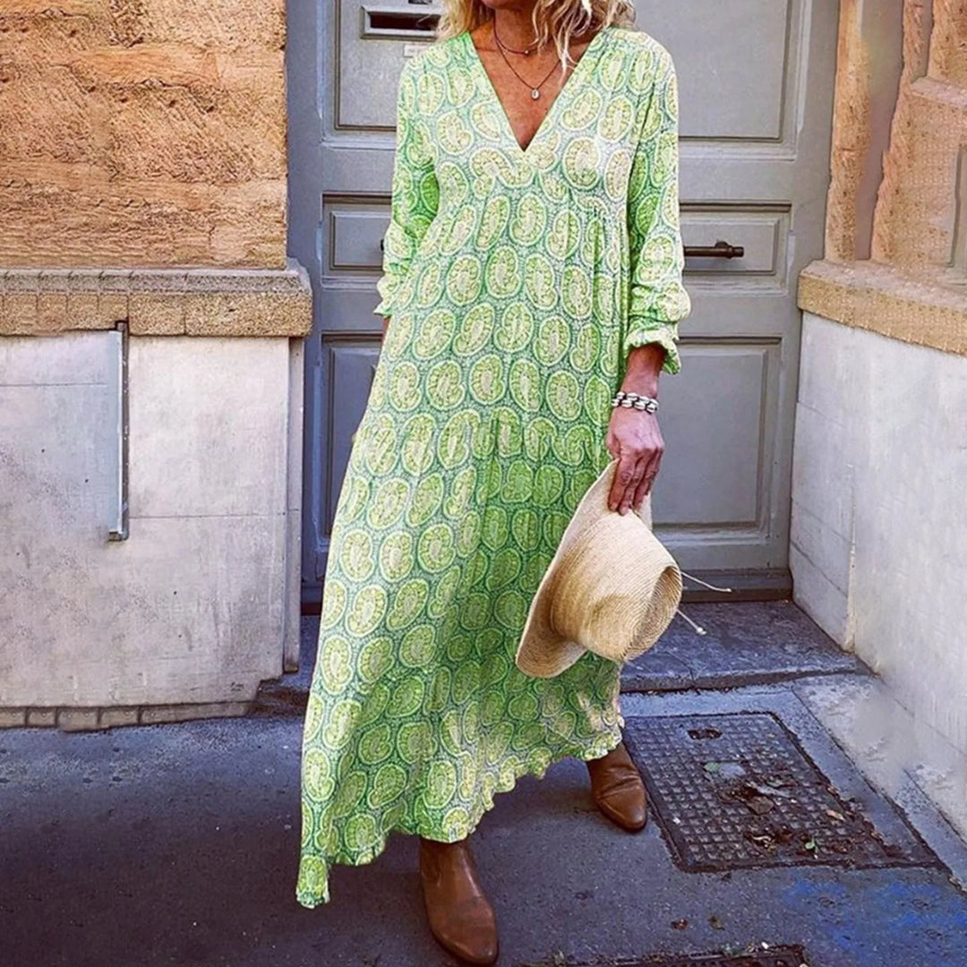 Bohowaves Geometric Maxi Dress — Gdzie boho styl spotyka letnią elegancję