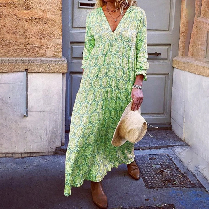 Bohowaves Geometric Maxi Dress — Gdzie boho styl spotyka letnią elegancję
