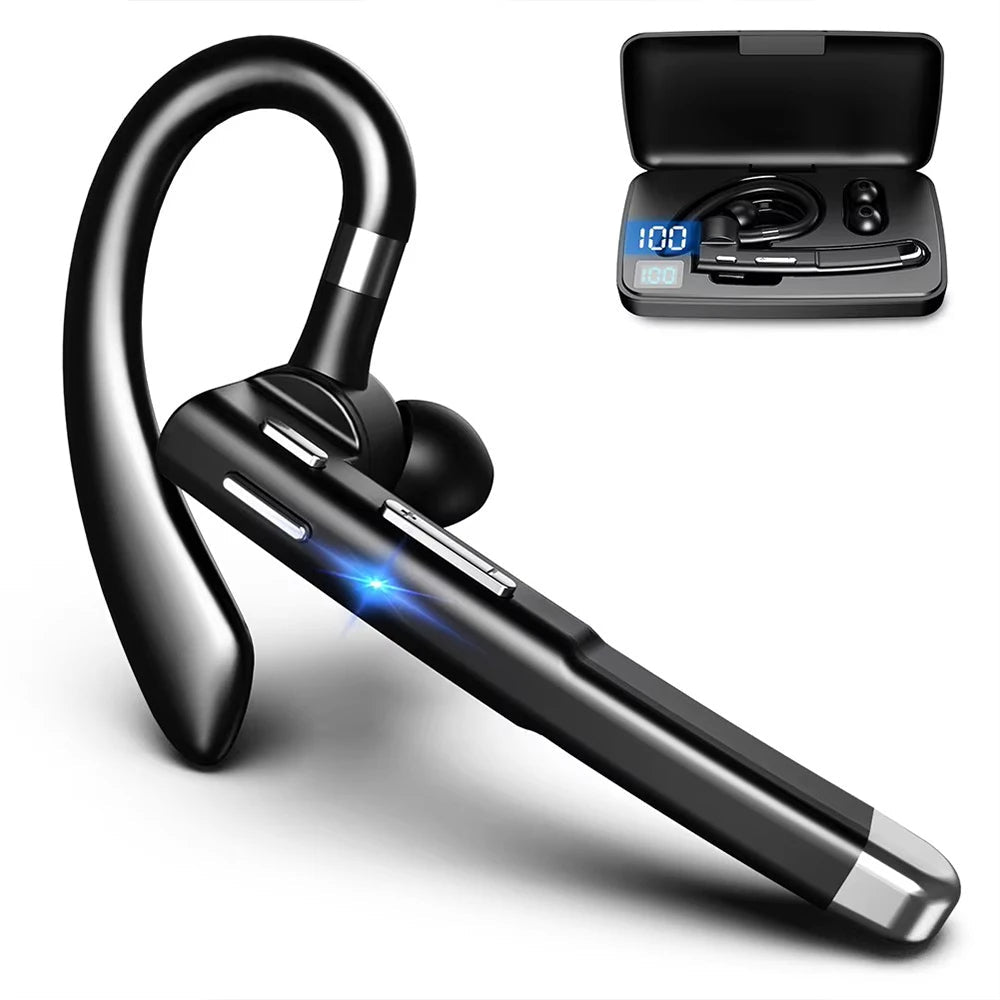 BT5.3 Jedno Ucho Słuchawki Bluetooth z Odszumianiem
