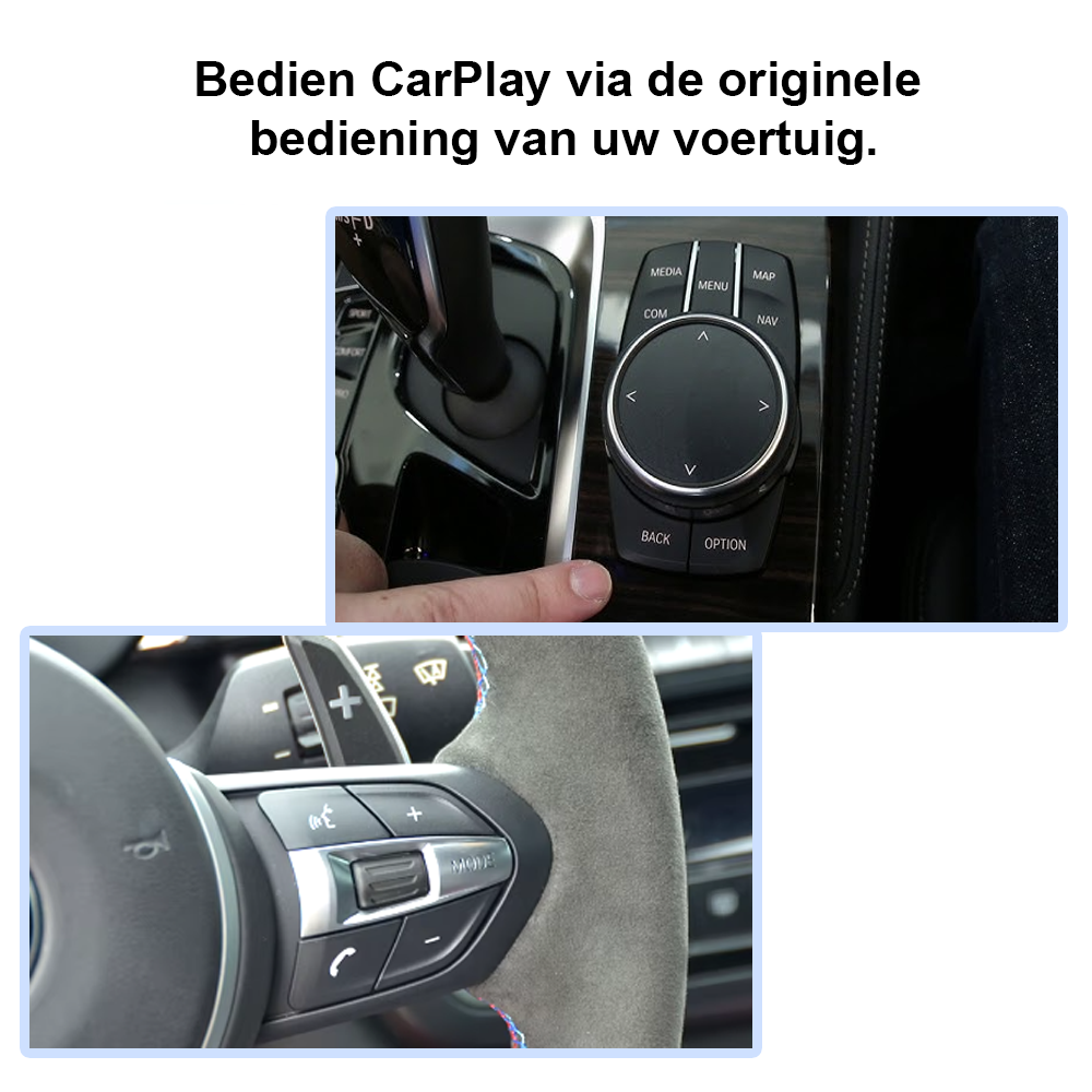 BMW | Bezprzewodowy moduł CarPlay & Android Auto | Plug & Play