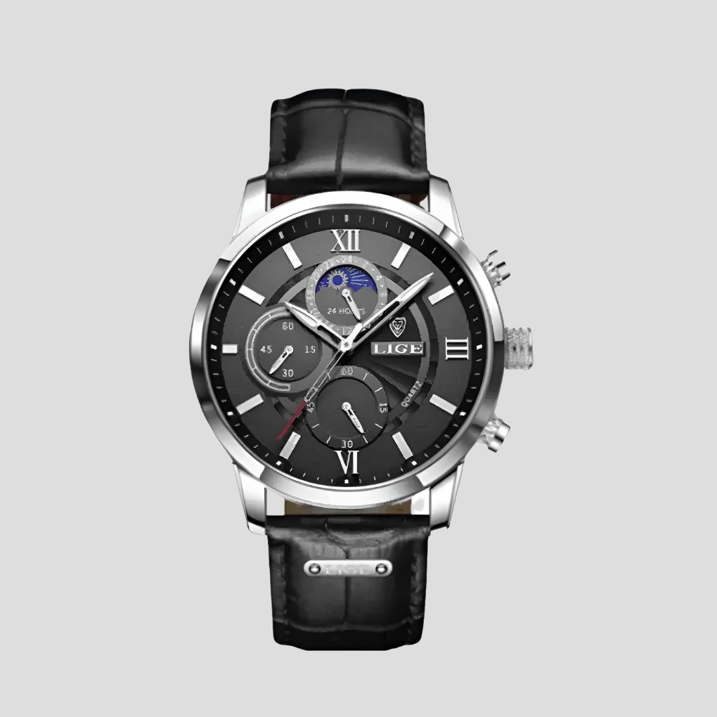 42mm Męski Zegarek Klasyczny Elegancki i Funkcjonalny