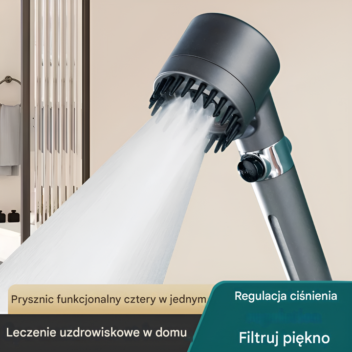 AquaTune oszczędzająca wodę głowica prysznicowa o jakości spa