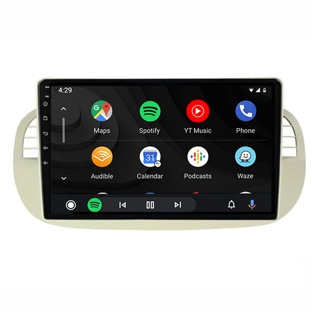Fiat 500 | CarPlay & Android Auto | 2007-2015 | 9 cali | Plug & Play