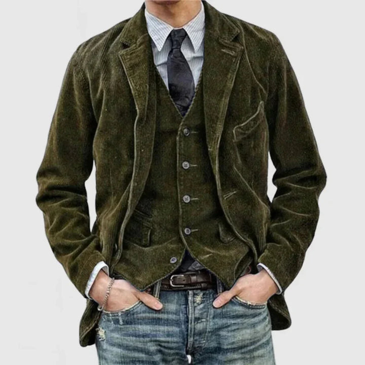 Stylowy Vintage Blazer i Kamizelka