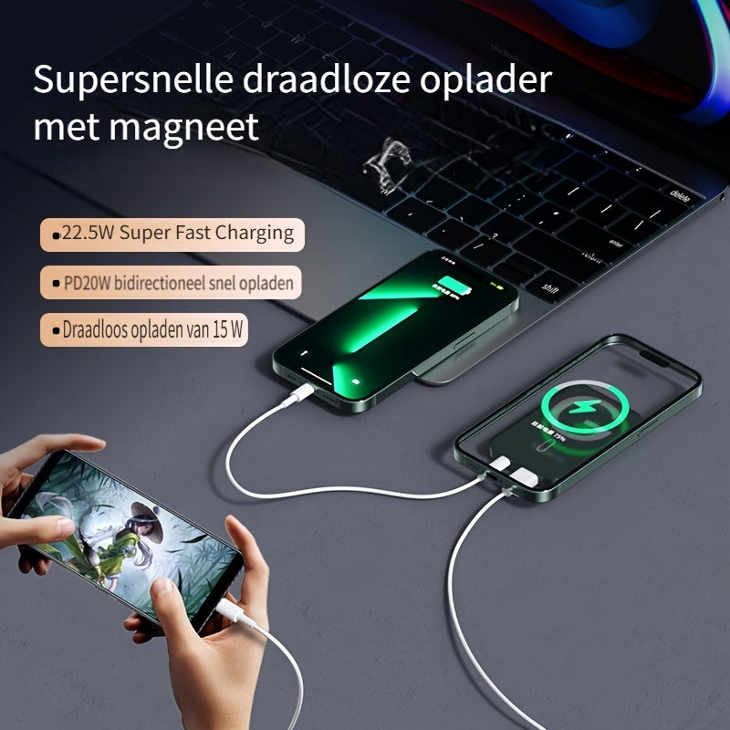 Power bank magnetyczny – ultracienki z superszybkim ładowaniem bezprzewodowym