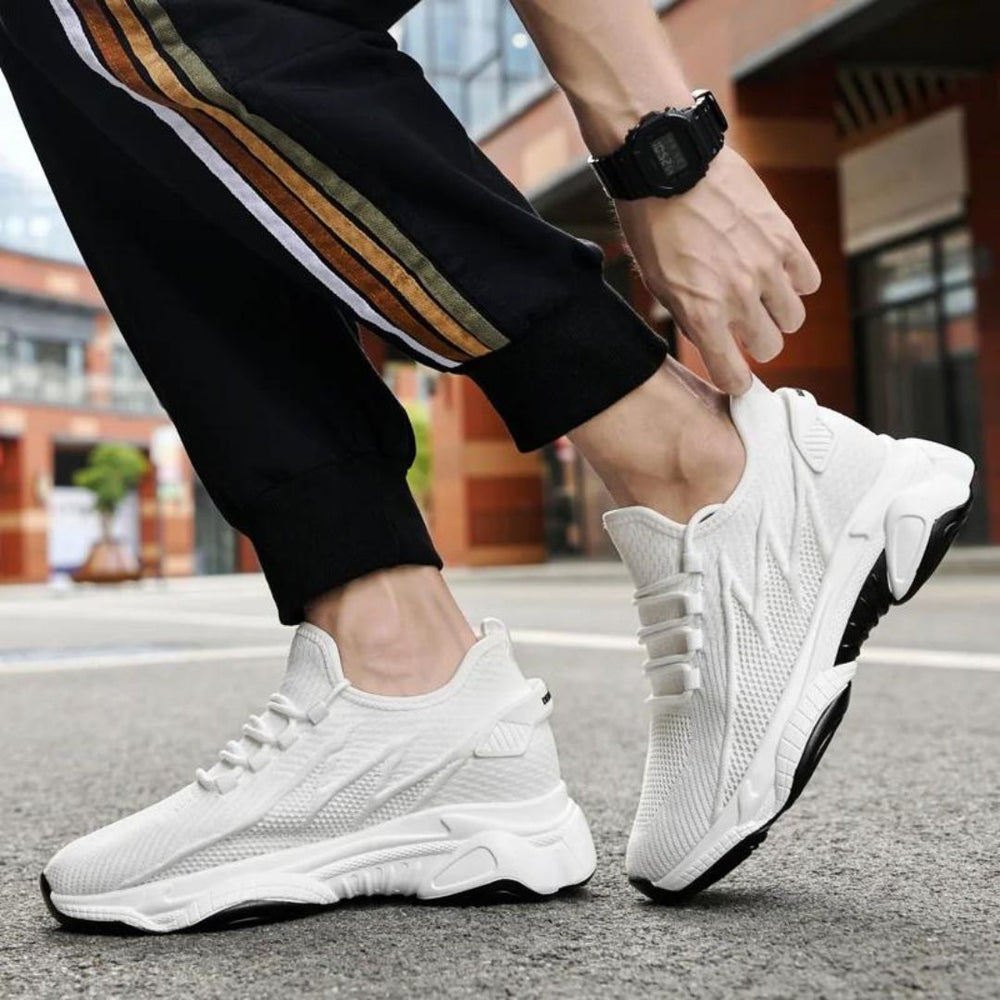 Stylowe męskie sneakersy dyskretnie dodające wzrostu – MaxLift Boost