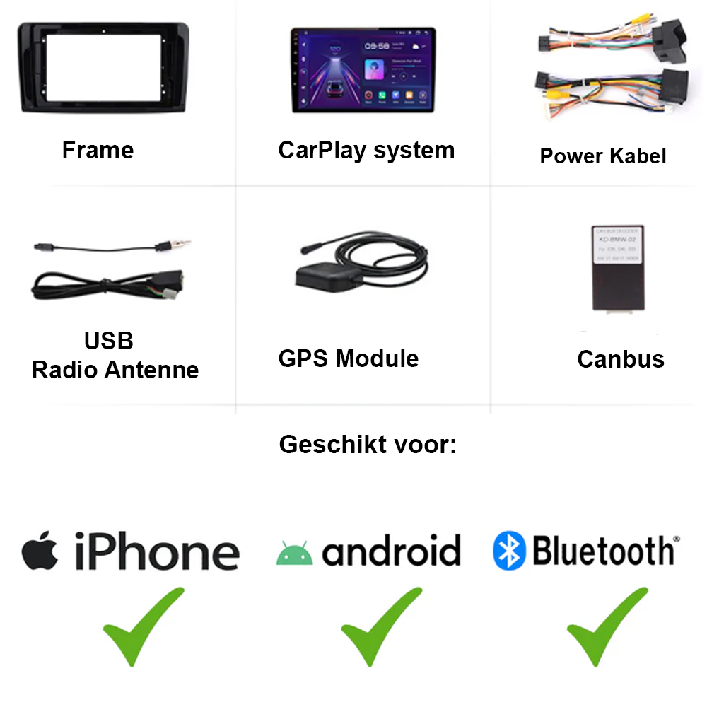 Mercedes ML & GL | Carplay & Android auto| 2005-2012| 64GB