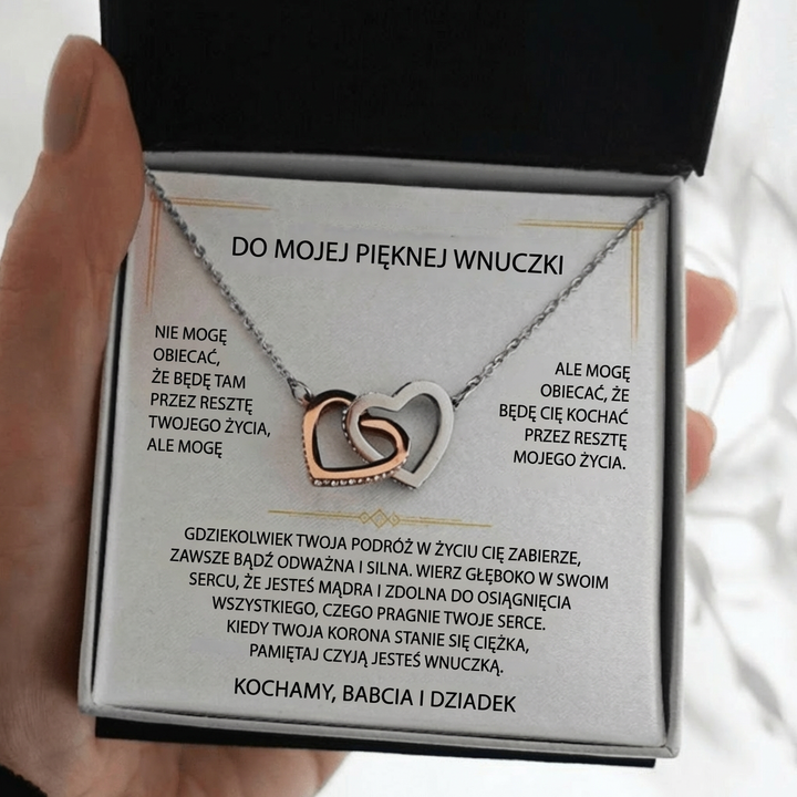 Naszyjnik w kształcie serca dla kobiet