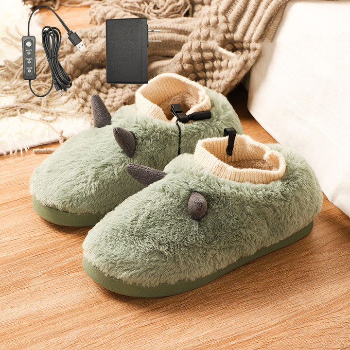 Ogrzewane kapcie z USB i bardzo miękkiego weluru, unisex
