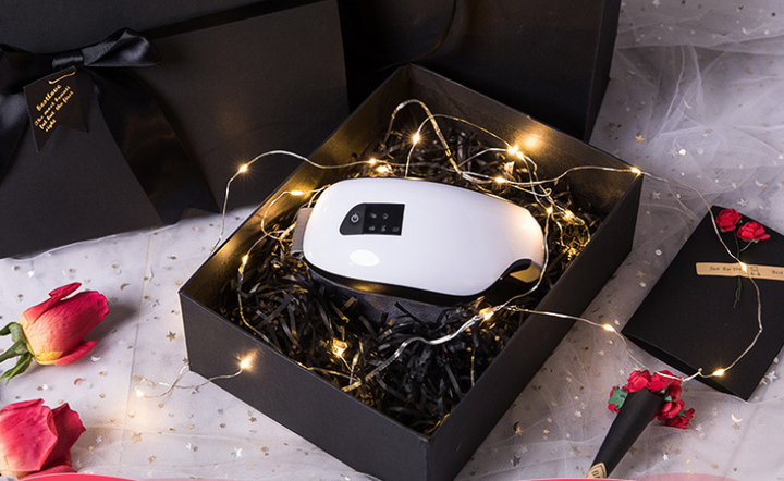 Masażer do oczu z ciepłem, uciskiem powietrza i muzyką bluetooth