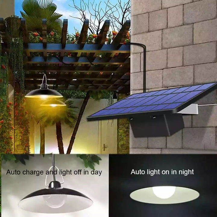 Zestaw bezprzewodowych solarnych lamp LED z pilotem – TwinRay