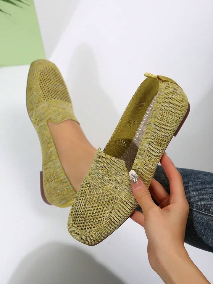 Damskie ortopedyczne wsuwane sneakersy z miękką wkładką i oddychającą siateczką