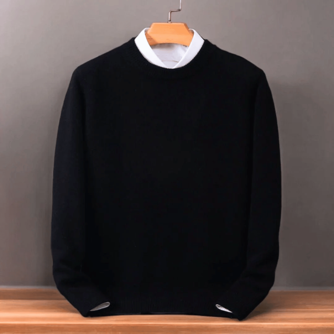 Męski Oversized sweter z finezyjnej wełny