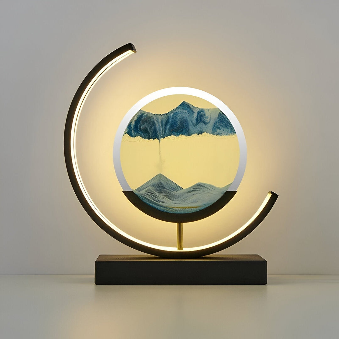 Sand Glow - lampa piaskowa z pilotem i funkcją ściemniania