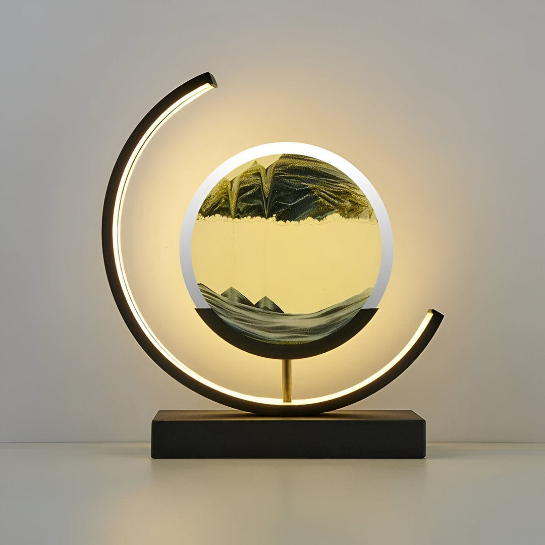 Sand Glow - lampa piaskowa z pilotem i funkcją ściemniania