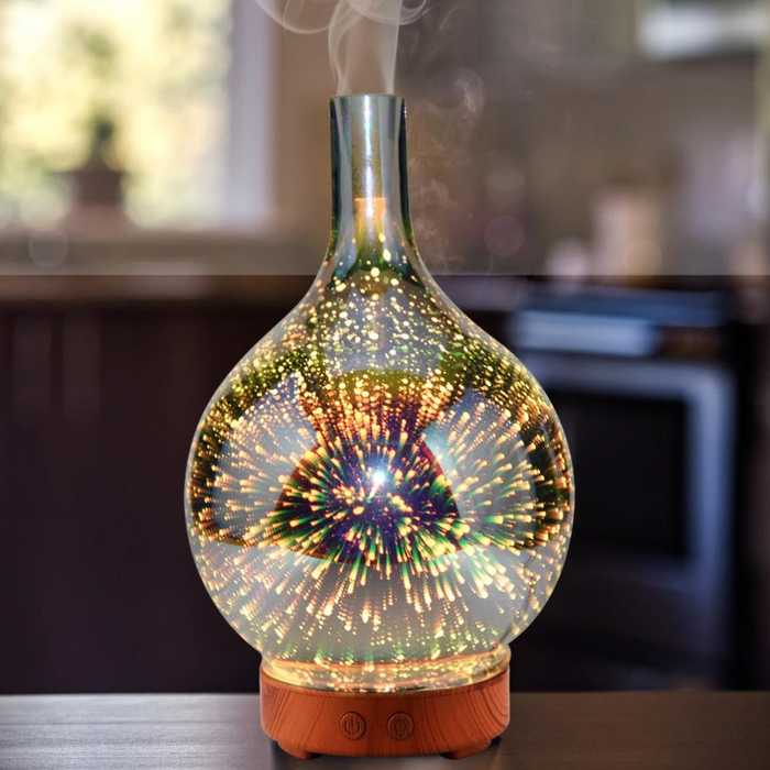 Relaksujący dyfuzor zapachowy do aromaterapii i oświetlenia otoczenia – AuroraGlow