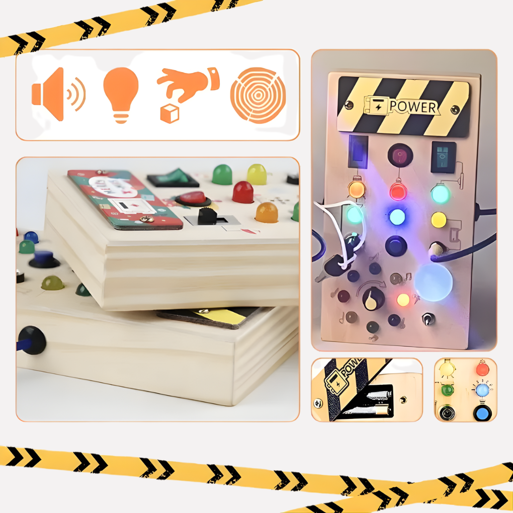 Montessori Zabawka z Panelami z LED