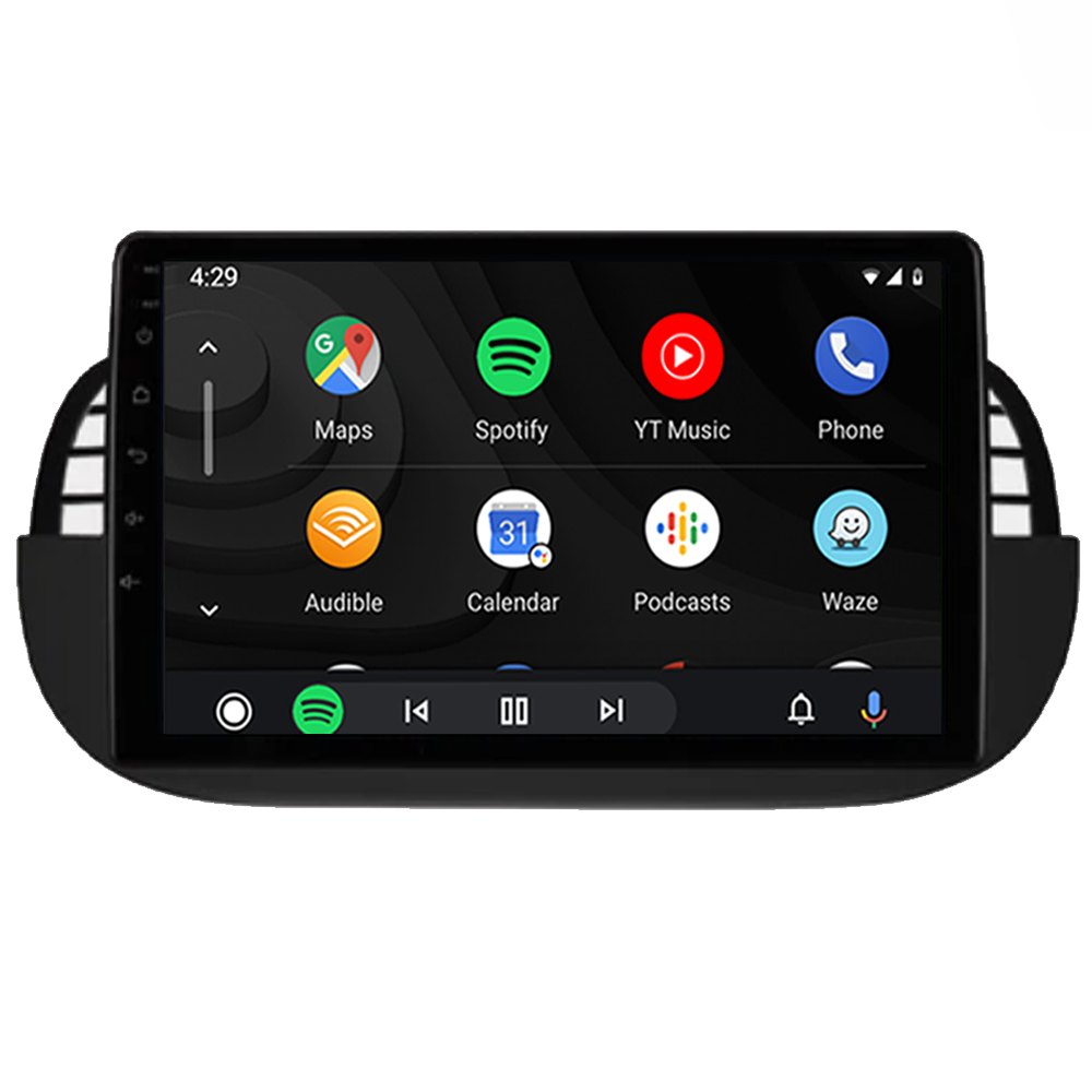 Fiat 500 | CarPlay & Android Auto | 2007-2015 | 9 cali | Plug & Play