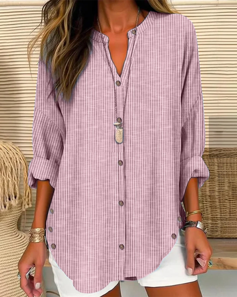 Trendy Top z Paskowym Wzorem i Stylowym Fasonem