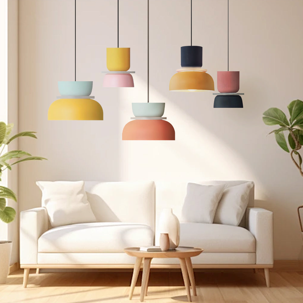 Lucie – Nordycka Lampa Wisząca Color Block