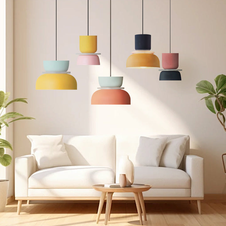 Lucie – Nordycka Lampa Wisząca Color Block