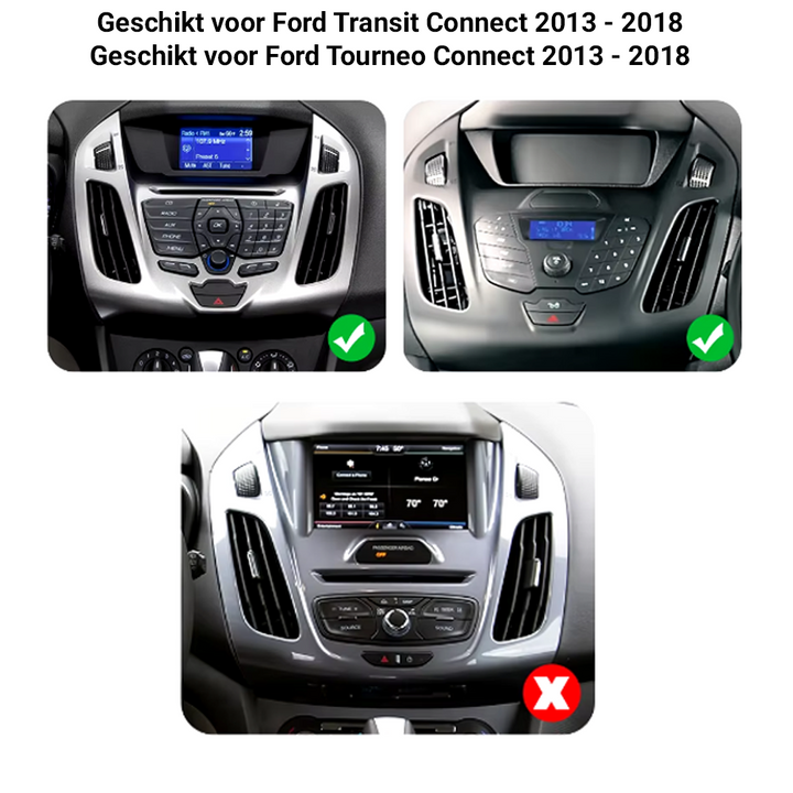 Ford Transit Custom & Tourneo | CarPlay & Android auto | 2013-2018
