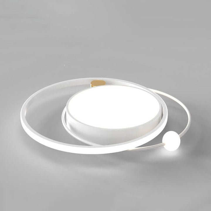 Okrągła lampa sufitowa LED | Minimalistyczny design nordycki