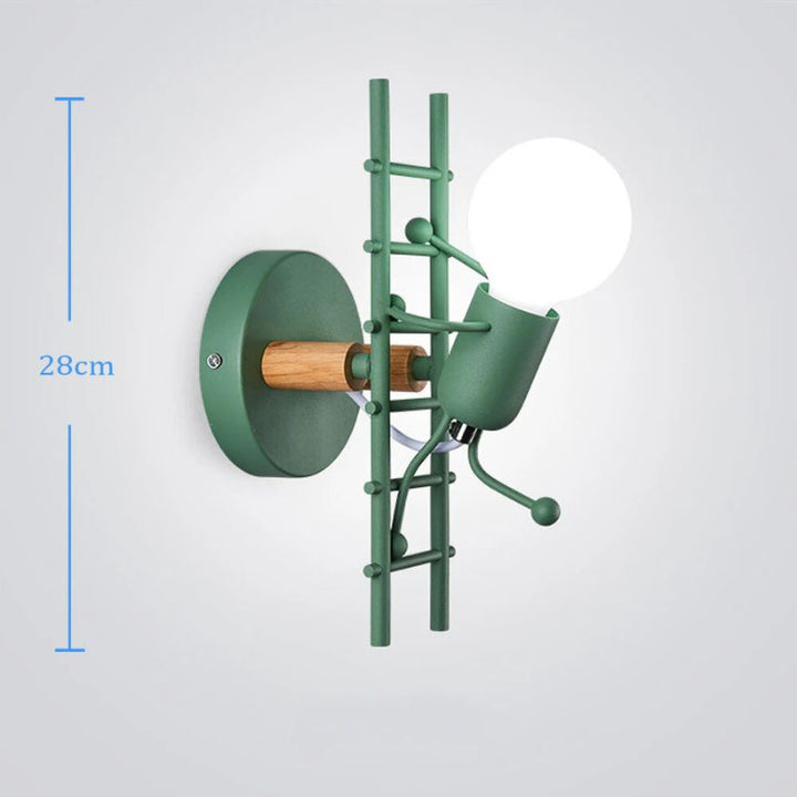 GlowClimb designerski kinkiet | Unikalna lampa ścienna w kształcie schodów, idealna do przytulnych sypialni i salonów