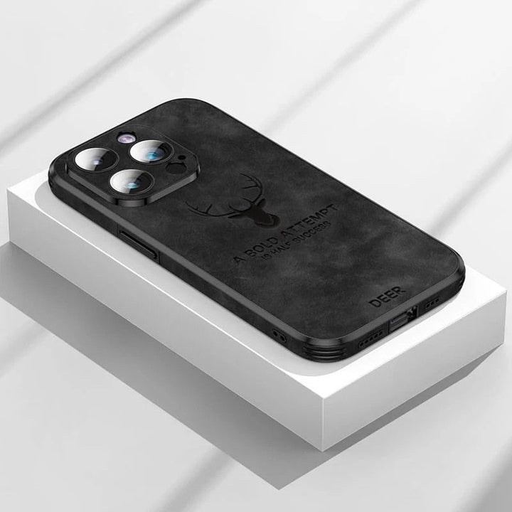 Luksusowe etui na iPhone'a z jeleniej skóry - Veltro