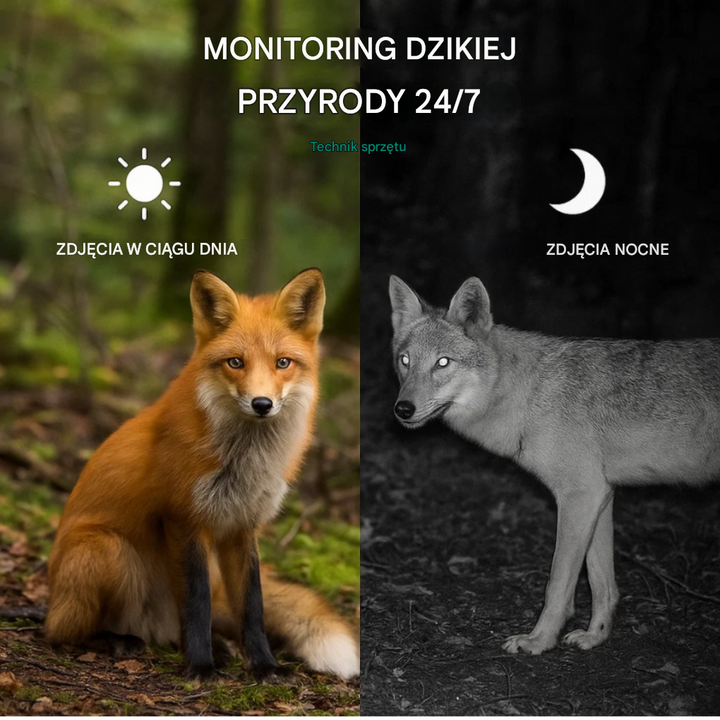 Kamera noktowizyjna do obserwacji dzikiej przyrody